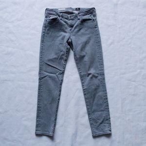 AG Adriano Goldschmied Gray Stevie Ankle Jeans 28R